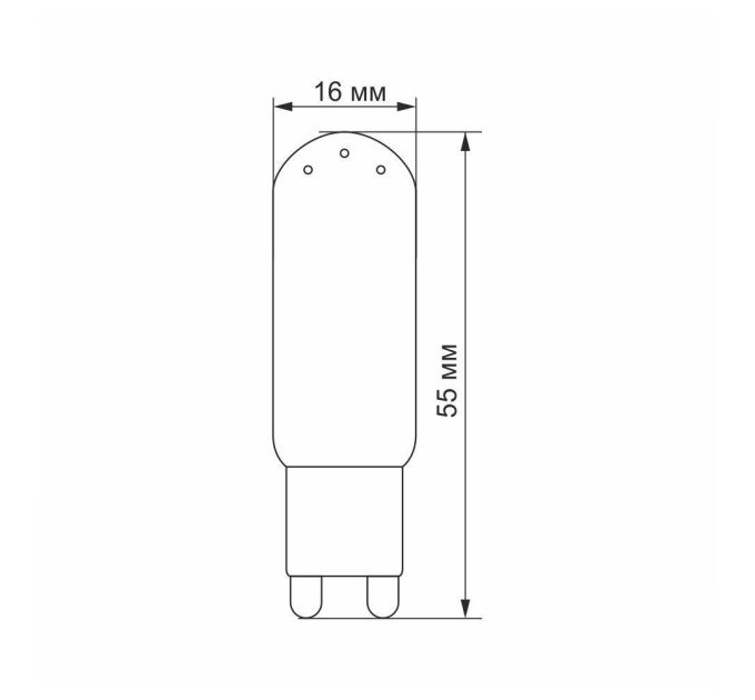 LED лампа VIDEX G9S 4W G9 4100K VL-G9S-04224 - 299006