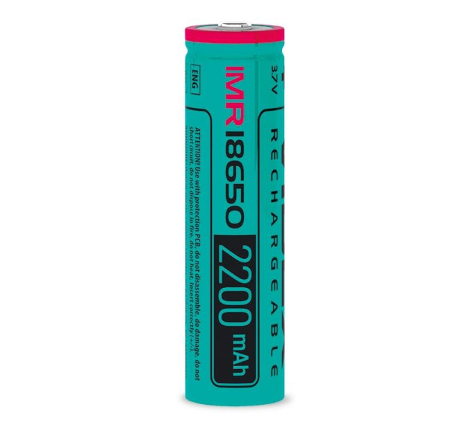 Акумулятор Videx 18650 (високого струму) 20A 2200mAh bulk/1шт IMR18650/2200/1BLK - 002536/004523