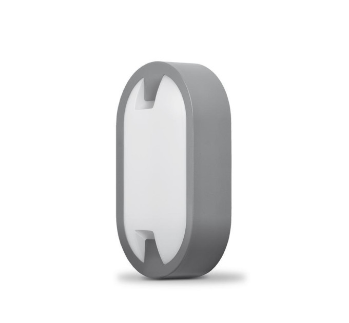 LED світильник IP65 овальний VIDEX 15W 5000K сірий VL-BH12O-155 - 299136