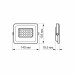 LED прожектор VIDEX F2e 20W 5000K VL-F2e-205W - 480376