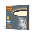 LED світильник з декоративною підсвіткою круглий VIDEX DL3R 18W 4000K Чорний VL-DL3R-184B - 484343