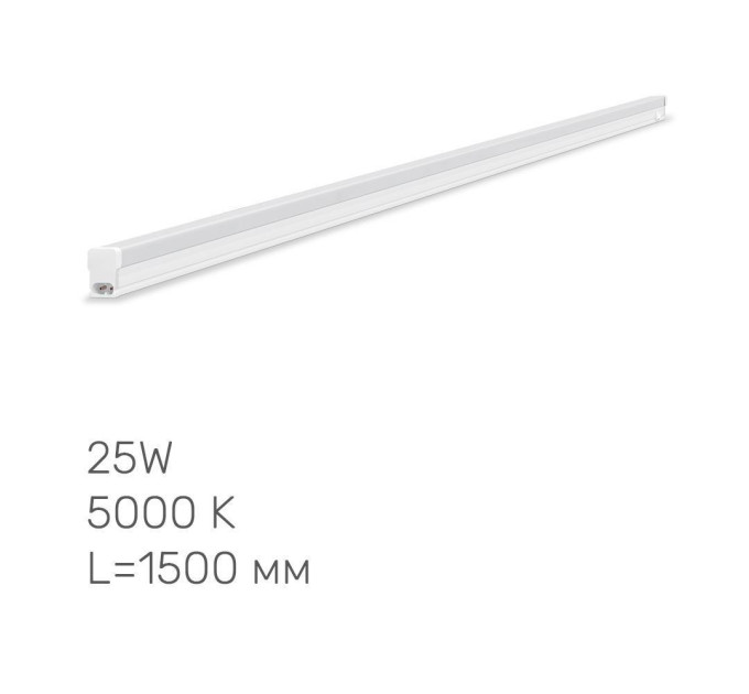 LED свiтильник лiнiйний Т5 TITANUM 25W 1.5М 5000K TL-T5-25155 - 480550