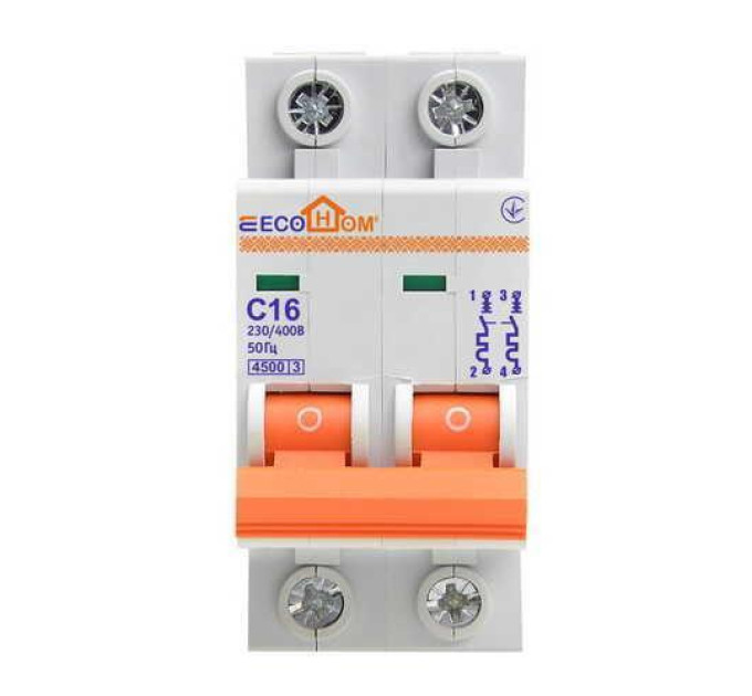 Автоматичний вимикач ВА ECOHоме 2P C16 ( ECO010020003 )
