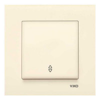 Вимикач VI-KO Karre кремовий 1кл прохідний (90960104)