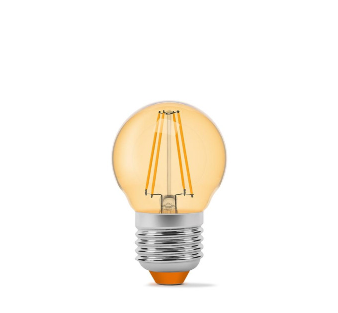 LED лампа VIDEX Filament G45FA 4W E27 2200K бронза VL-G45FA-04272 - 293165