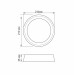 LED Світильник круглий накладний TITANUM 24W 5000K TL-BHR20-245 - 482615
