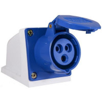 Розетка трифазна настінна АСКО ГС 32А/3 (A0080040004)