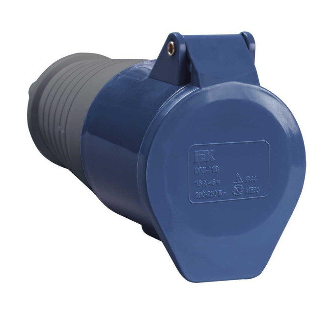 Розетка трифазна IEK 16А/3 IP44 ( PSR21-016-3 )