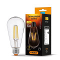 LED лампа VIDEX Filament ST64FD 6W E27 4100K дімерна VL-ST64FD-06274 - 294407