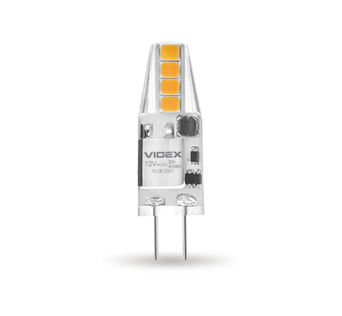 LED лампа VIDEX G4e 12V 2W G4 4100K VL-G4e-02124 - 295732