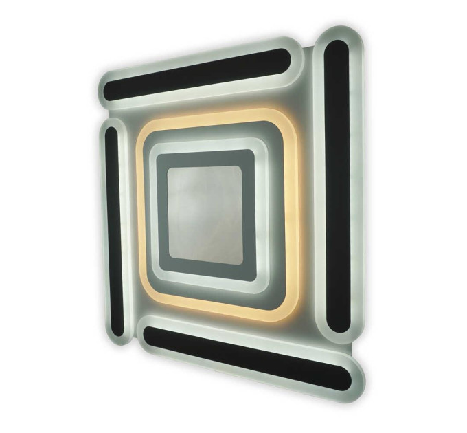 Світильник LED smart MATRIX+пульт 120W 3000-6000K IP20 чорний квадрат ( 220505 )