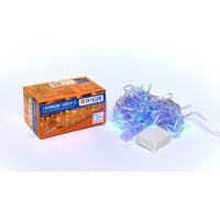 Гірлянда внутрішня DELUX ICICLE С 75 LED бахрома 2x0,7m синій/прозорий IP20