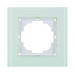 Рамка Nilson Alegra скло біле 1-на ( 25WH0091 )