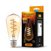 LED лампа VIDEX Filament ST64FASD 5W E27 2200K дімерна бронза VL-ST64FASD-05272 - 297743