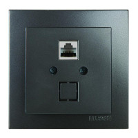 Розетка Nilson Touran антрацит комп'ютерна CAT5e RJ45 ( 24161044 )