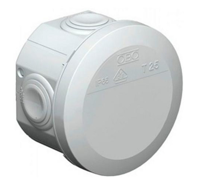 Коробка розподільча OBO 80х51 T25 сіра IP65 ( 2007029 )