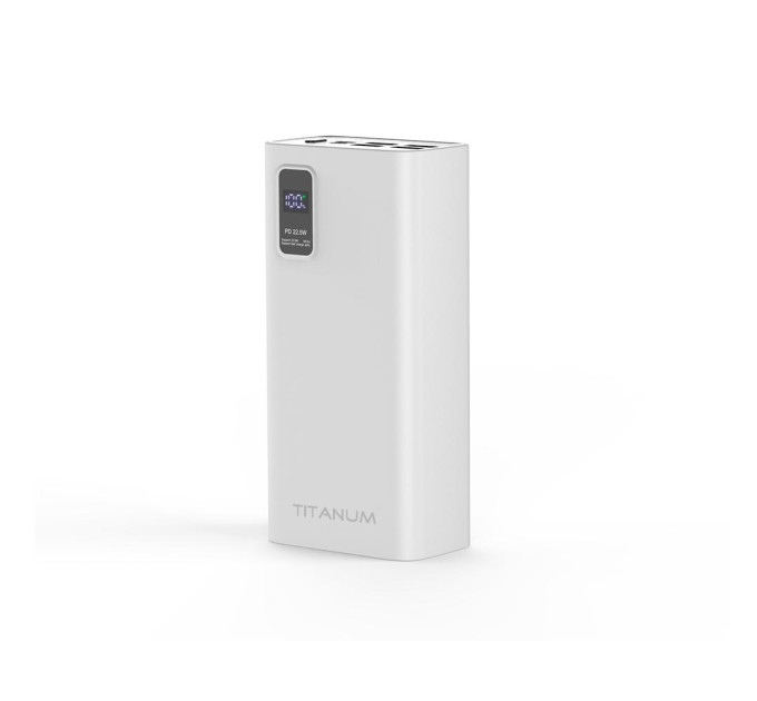 Повербанк TITANUM 728S 30000mAh 22.5W White TPB-728S-W - 483506