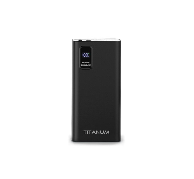 Повербанк TITANUM 727S 20000mAh 22.5W Black TPB-727S-B - 483407