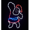 Гірлянда зовнішня DELUX MOTIF Santa Claus 55*31см б/ч/с IP44 EN