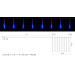 Гірлянда зовнішня DELUX Snowfall C 192LED 8*0,3m син/проз. IP 44 EN з вбудованим контролером