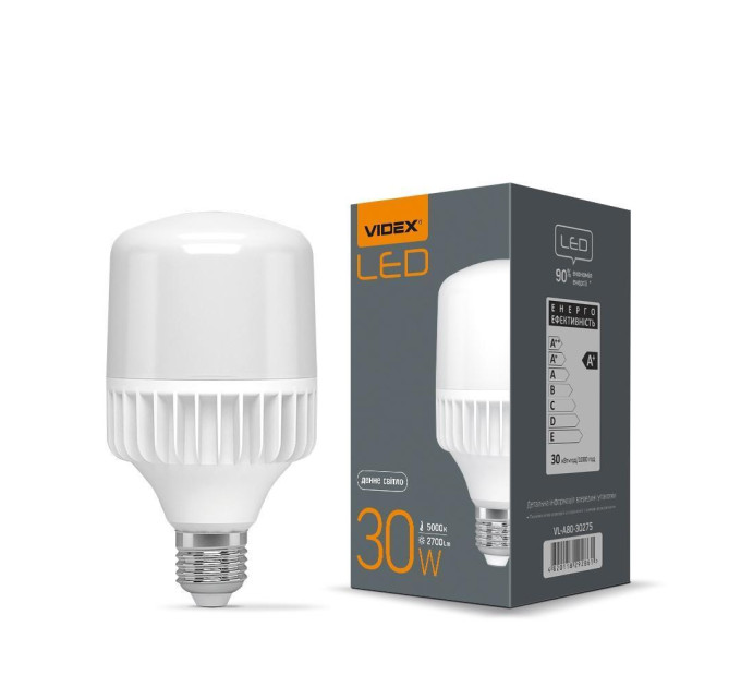LED лампа VIDEX A80 30W E27 5000K VL-A80-30275 - 292861