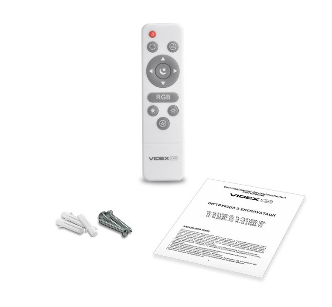 LED світильник функціональний круглий VIDEX RING 72W 2800-6200K RGB