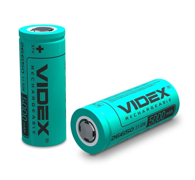 Акумулятор Videx Li-ion 26650 (без захисту) 5000mAh bulk/1шт 26650/5000/1B - 048510