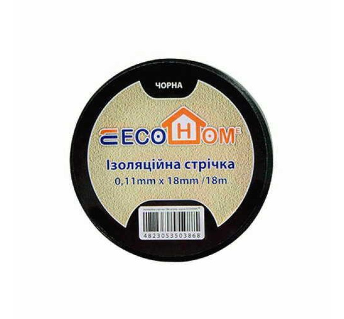 Ізострічка EcoHome 0,11мм х 18мм / 18м чорна ( ECO0150020020 )