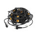 Гірлянда зовнішня Delux Belt Light NEW 20 м 25 патронів Е27 (без ламп) чорн IP 65 EN