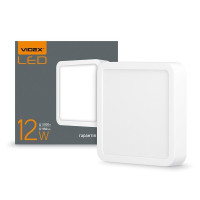 LED Світильник накладний квадрат VIDEX 12W 5000K White VL-DLSS-125 - 294094