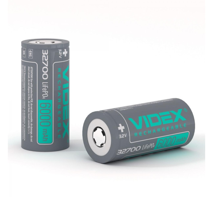 Акумулятор Videx LiFePO4 32700 (без захисту) 6000mAh bulk/1шт 32700-LFP/6000/1B - 049197