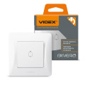 Кнопка дзвінка біла VIDEX BINERA VF-BNDB1-W - 299945