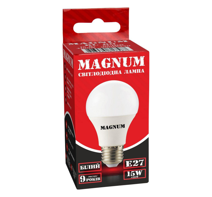 лампа світлодіодна MAGNUM BL 60 15 Вт 4100K 220В E27