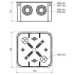 Коробка розподільча Kopos 132х132х72 ( KO 125_KA )