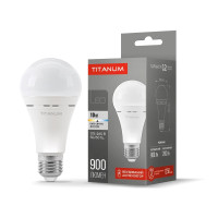 LED лампа акумуляторна TITANUM A68 10W E27 4000K 220V TL-EMA68-10274 - 483582