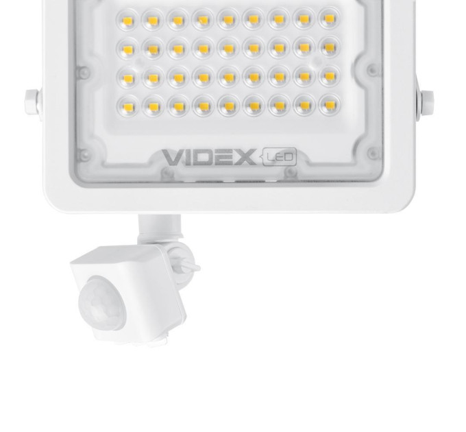 LED прожектор VIDEX F2e 30W 5000K з датчиком руху та освітленості VL-F2e305W-S - 480413