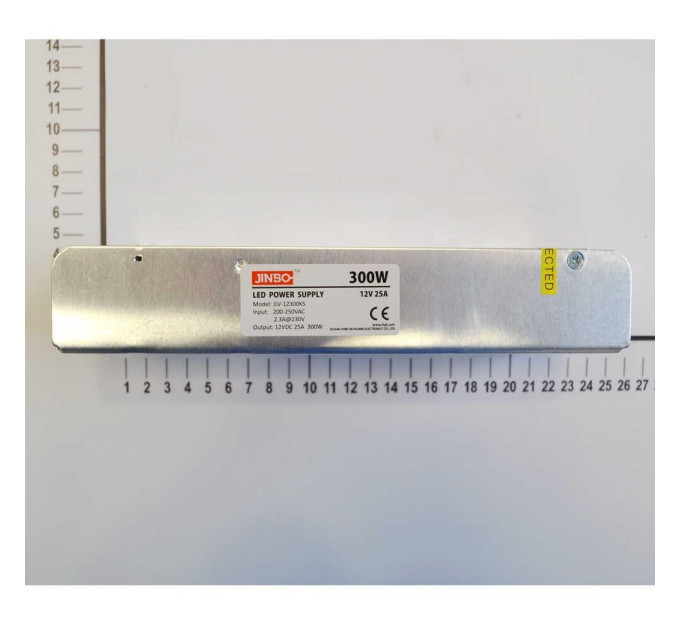 Блок живлення JINBO 300 Вт 220В AC/12В DC IP20 відкритий ( JLV-12300KS )