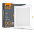 LED світильник Back вбудований квадрат VIDEX 22W 5000K VL-DLBS-225 - 480512