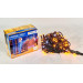 Гірлянда зовнішня DELUX ICICLE 108 LED бахрома 2x1m 27 білий flash жовтий/чорний IP44 EN