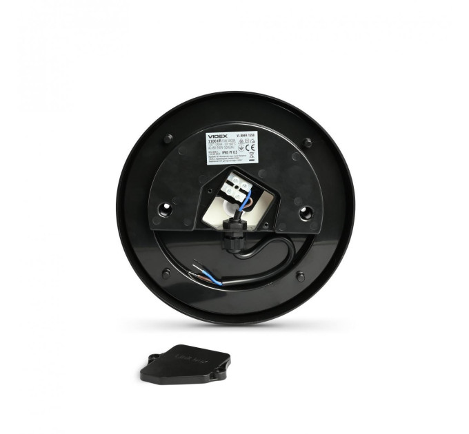 LED світильник ART IP65 круглий VIDEX 15W 5000K Black VL-BHFR-155B - 485197