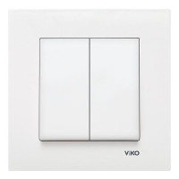 Вимикач VI-KO Karre білий 2кл (90960002)