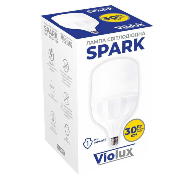 Лампа світлодіодна SPARK 30W E27 6500K Violux ( 910112 )