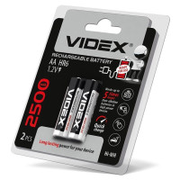 Акумулятори Videx HR6/AA 2500mAh double blister/2шт HR6/2500/2DB - 291802