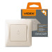 Кнопка дзвінка кремова VIDEX BINERA VF-BNDB1-CR - 299952