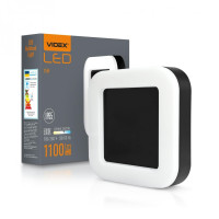 LED світильник ART IP65 квадратний VIDEX 15W 5000K Black VL-BHFS-155B - 485180
