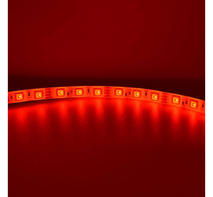 Світлодіодна стрічка LED LIGHT 12V 14,4W RGB 60Led IP21 ( МТК-300RGBF5050-12 )
