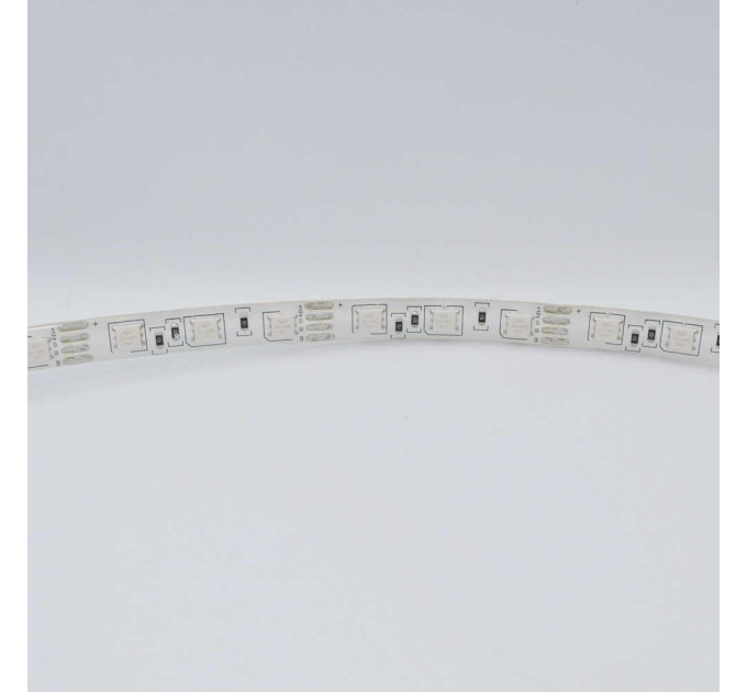 Світлодіодна стрічка LED LIGHT 12V 14,4W RGB 60Led IP21 ( МТК-300RGBF5050-12 )