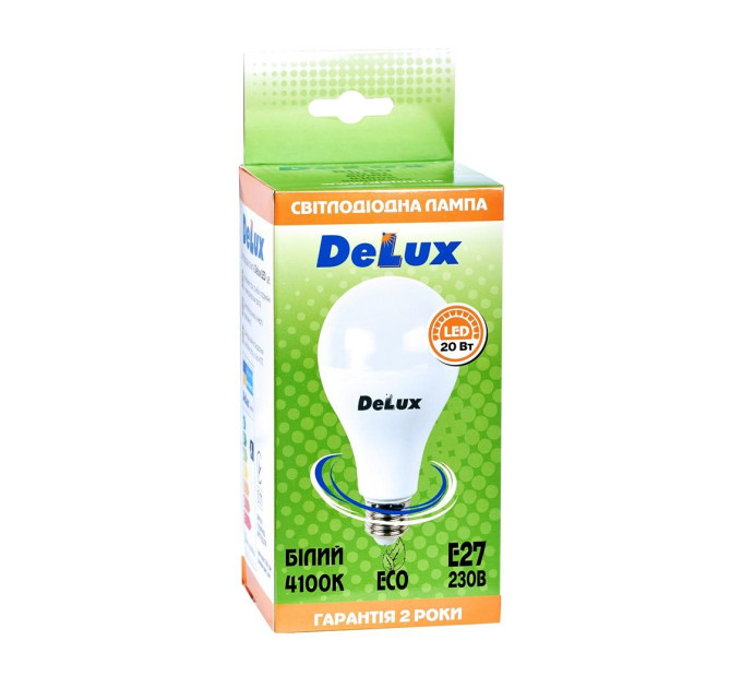 лампа світлодіодна DELUX BL80 20Вт 4100K Е27 білий