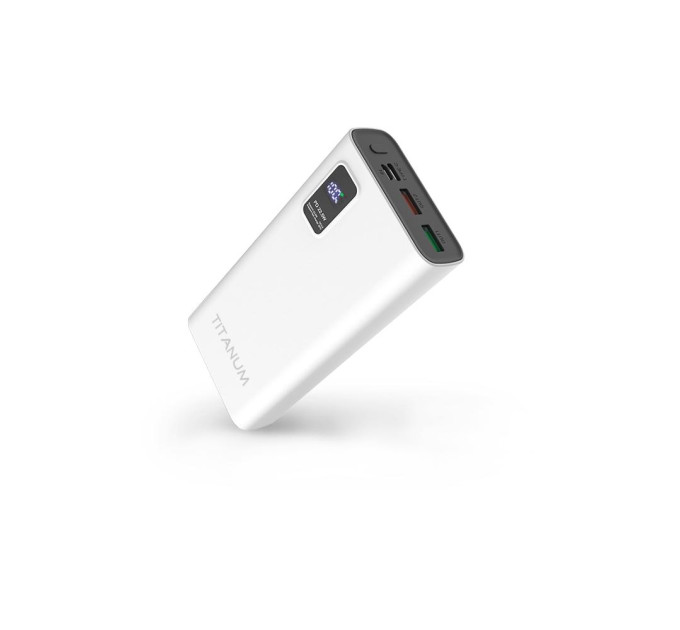 Повербанк TITANUM 727S 20000mAh 22.5W White TPB-727S-W - 483490