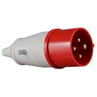 Вилка трифазна АСКО ВП 32А/4 (А0080010005)